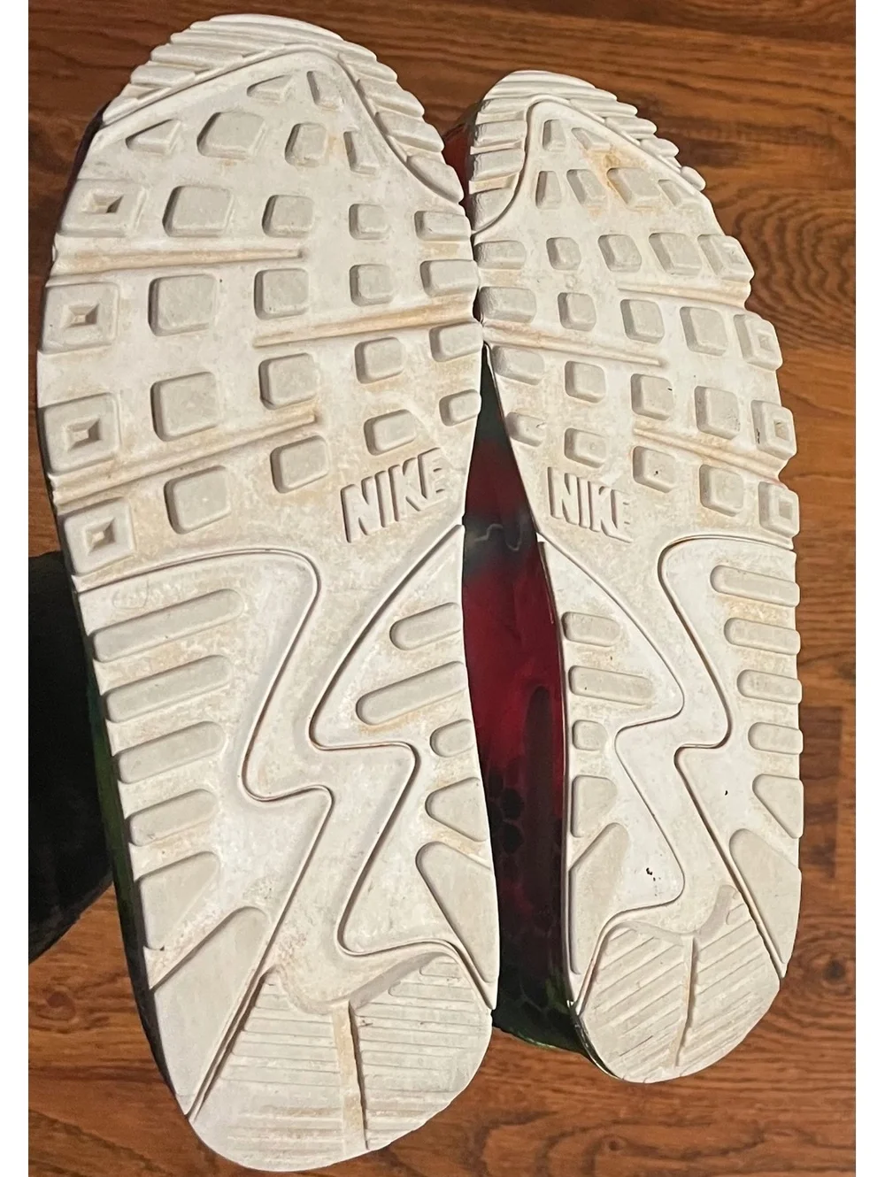 Nike Air Max 90 Custom Hand-Painted Tie-Dye Sneaker Size 6.5